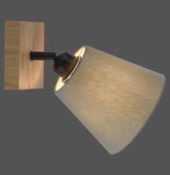 GREEN MICHEL LAMPA SUFITOWA/ KINKIET DREWNO (11581-79) - Paul Neuhaus