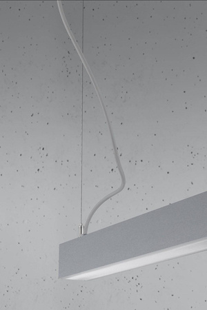 Lampa wisząca PINNE 200 szara 4000K (TH.233) - Thoro Lighting