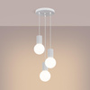 Lampa wisząca HALO 3P biała (SL.1710) - Sollux Lighting
