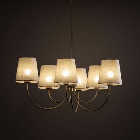 CANDI SABIA LAMPA WISZACA 6XE27 (11072) - TK Lighting