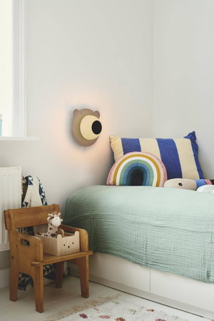 Lampa ścienna BRUNABEAR Nordlux E14 25W Metal Brązowy