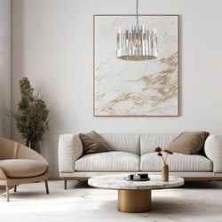 Żyrandol RITZ CHROME 7xE14 (ML0394) - Milagro