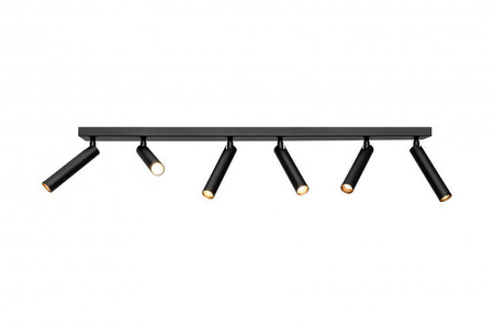 Lampa sufitowa ROLL 6 kolor Czarny (50924602) - KASPA