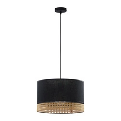 Lampa wisząca PAGLIA czarna Ø 38 (6543) - TK Lighting
