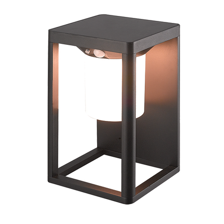 OUTDOOR WALL LIGHT LED WITH SOLAR 2W GRAPHITE (E295 Zambelis) - Zambelis