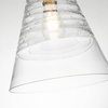 Lampa wisząca Elmore - 1 źródło światła - Oksydowany mosiądz (QN-ELMORE-P-BBS) - Quintiesse