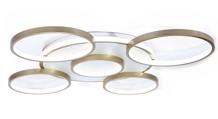 LAMPA DEKORACYJNA SUFITOWA 120W ZŁOTA + PILOT DL-Z03 SEMPRE - DomenoLED