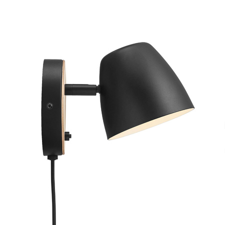 Lampa ścienna THEO Nordlux GU10 35W Metal Czarny