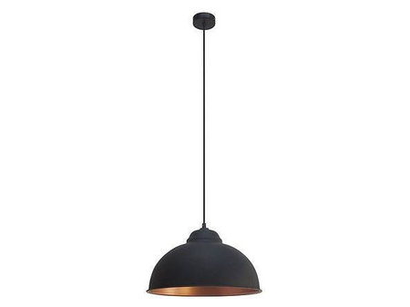 Lampa wisząca TRURO-2 czarna/miedziana (49247 - Eglo) - żyrandol