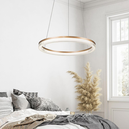 Lampa wisząca Midway Cristal duża (LP-033/1P L GD Cristal Triangle) - Light Prestige