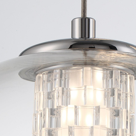 Lampa wisząca Atomo - 1 źródło światła - Polerowany chrom (QN-ATOMO-1P-PC) - Quintiesse