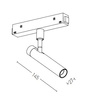 MAGNETIC TRACK LIGHT 4,5W 3000K 48V ALUMINUM BRASS (20180 Zambelis) - Zambelis