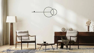 Lampa wisząca RAGE czarna (MSE010100274) - Moosee