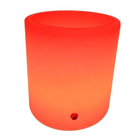 Lampa ogrodowa donica FLOWER POT S LED RGBW 16 kolorów 29 cm (ES-FL021) - Step into Design