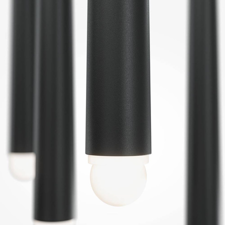 Lampa wisząca Cascade 5 czarna (MOD132PL-L28BK2) - Maytoni