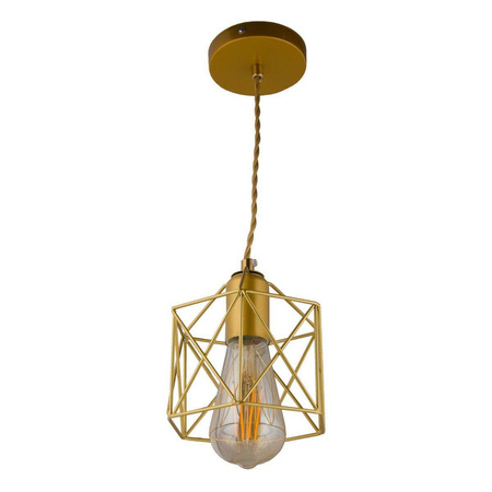 Lampa Wisząca Abigali Gold Cage E27 PLA-E27 (PLA-E27) - Abigali
