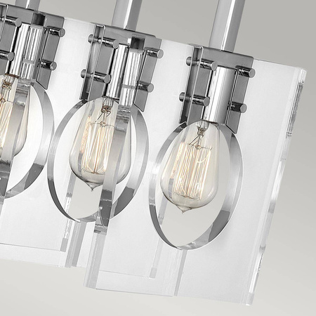 Lampa wisząca Ludlow - 8 źródeł światła - Polerowany nikiel (QN-LUDLOW8-PN) - Quintiesse