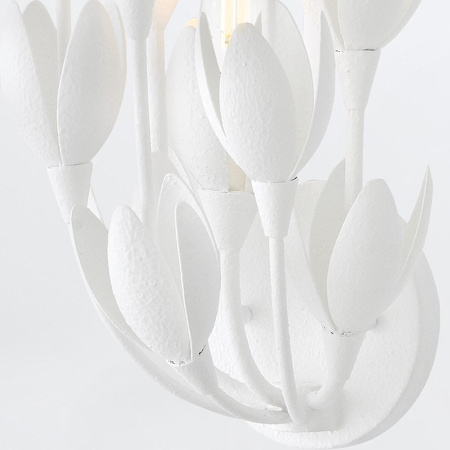 Designerski kinkiet Flora - 3 źródła światła - Tynk strukturalny (QN-FLORA-3W-WHT) - Quintiesse