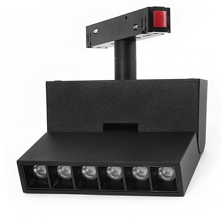 Lampa z diodami do szyn magnetycznych łamana 6W 3000K DDCX-GDZD6 - DomenoLED