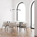 Lampa wisząca HOOP CHROME 27W LED (ML1549) - Milagro