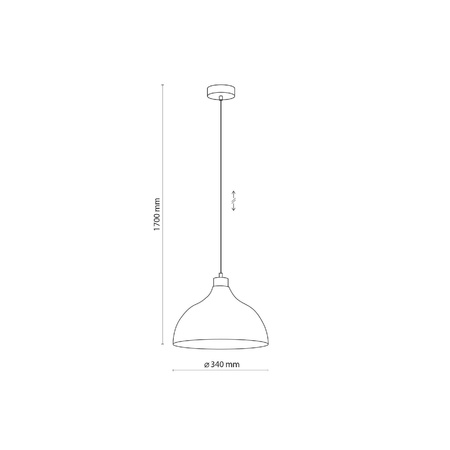 Lampa wisząca CAP (5665) - TK Lighting