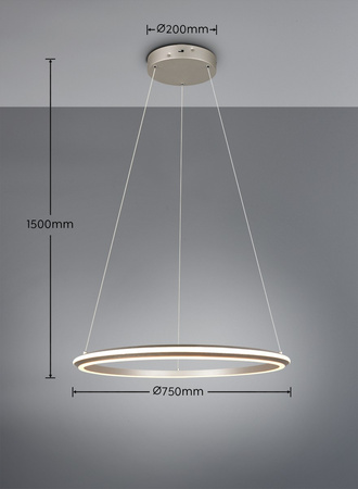 Nowoczesna lampa wisząca AMADOR (331019107) - Trio