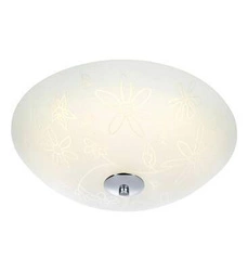 FLEUR Plafon LED 35cm Biały/Chrom