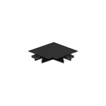 TRIMLESS CORNER CONNECTOR ULTRA SLIM HORIZONTAL BLACK (23130 Zambelis) - Zambelis