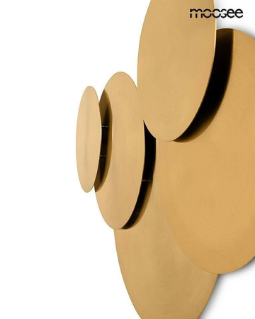 MOOSEE lampa ścienna SCUDO złota (MSE1501100148) - Moosee