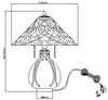 Lampa stołowa India (QZ-INDIA-TL) - Elstead Lighting