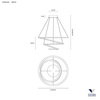 Lampa Wisząca HURRICANE 5 Ściemniacz (0001.33 DIM) - Vivida