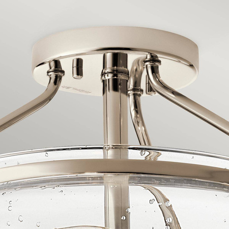Lampa sufitowa Belle - Polerowany nikiel (QN-BELLE-SF-PN) - Quintiesse