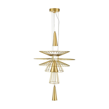 Lampa wisząca SUSSO S złota 40 cm (ST-8713P-S) - Step into Design