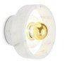 Lampa ścienna UNIVERSO marmurowo złota 18 cm (ST-10050W) - Step into Design