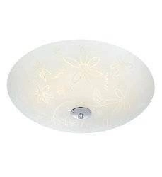 FLEUR Plafon LED 43cm Biały/Chrom