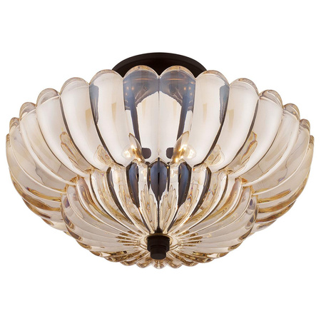 Półplafon Whitecap - 4 źródła światła - Kakaowy brąz (QZ-WHITECAP-SF-M) - Elstead Lighting