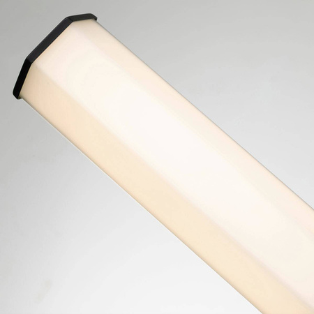 Kinkiet LED Facet - Matowa czerń (QN-FACET-LED2-BK-BATH) - Quintiesse