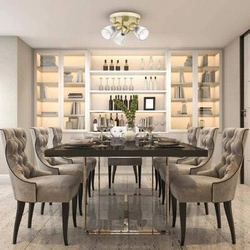 Lampa sufitowa BEST GOLD (round) (ML9977) - Milagro