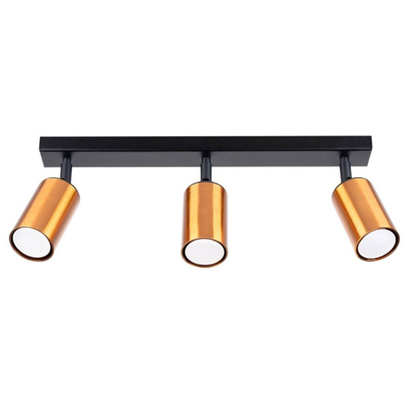 Plafon WINX 3 czarny/miedź (SL.1376) - Sollux Lighting