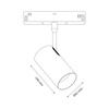 Reflektor na szynę Magnetic track 10mm 12W 3000-6000K (ML2178) - Milagro