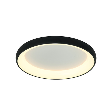 CEILING LIGHT 50W 3000K ALUMINUM & ACRYLIC DIMMABLE MATT BLACK (2048 Zambelis) - Zambelis