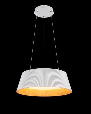 Lampa wisząca z efektownym kloszem FRILL LED biała 45 cm (ST-DL6487-WH) - Step into Design