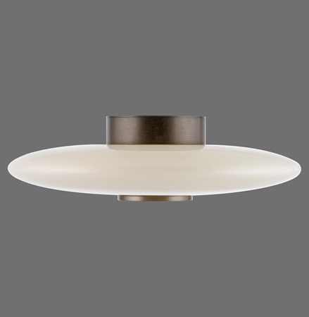 Ściemnialna lampa na sufit PURE VITRUM CIEMNOMETALOWO-BRĄZOWY (6083-34) - Paul Neuhaus