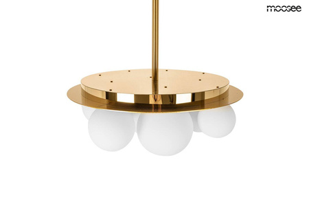 Złota lampa wisząca kule BACARDI (MSE1501100439) - Moosee