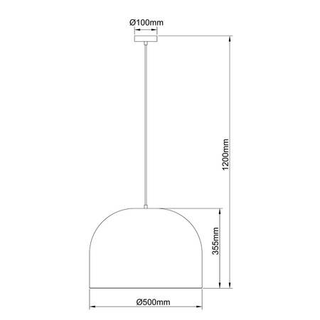 Ratanowa lampa wisząca Kanso 50 cm jasne drewno 1xE27 (LP-2025/1P 50 cm) - Light Prestige