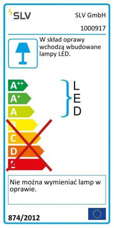 TRITON MINI LED sufitowa, do wbudowania, czarna/złota, 3000K, 12°