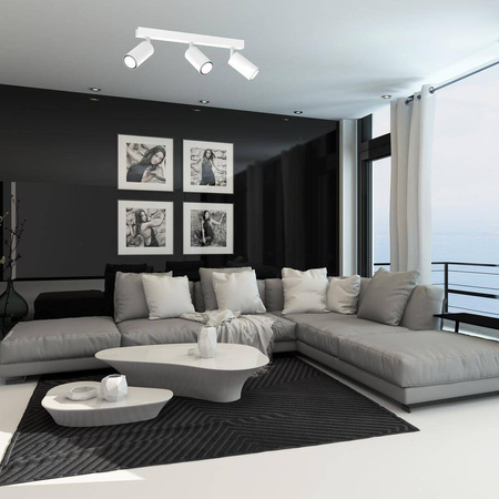Lampa sufitowa HUDSON WHITE 3xGU10 (MLP8803) - Milagro