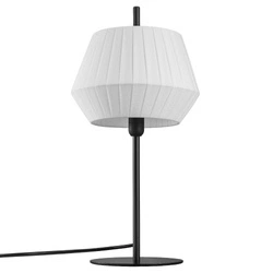 Lampa stołowa z bawełnianym abażurem DICTE Nordlux E14 40W Tekstylia Biały