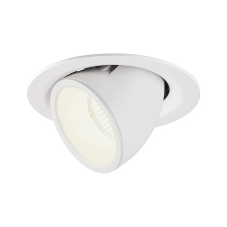 NUMINOS® GIMBLE M, oprawa sufitowa wpuszczana biała 4000 K 20° (1005967) - SLV