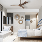 Wentylator sufitowy z mahoniowymi łopatkami (19143 Zambelis) - Zambelis